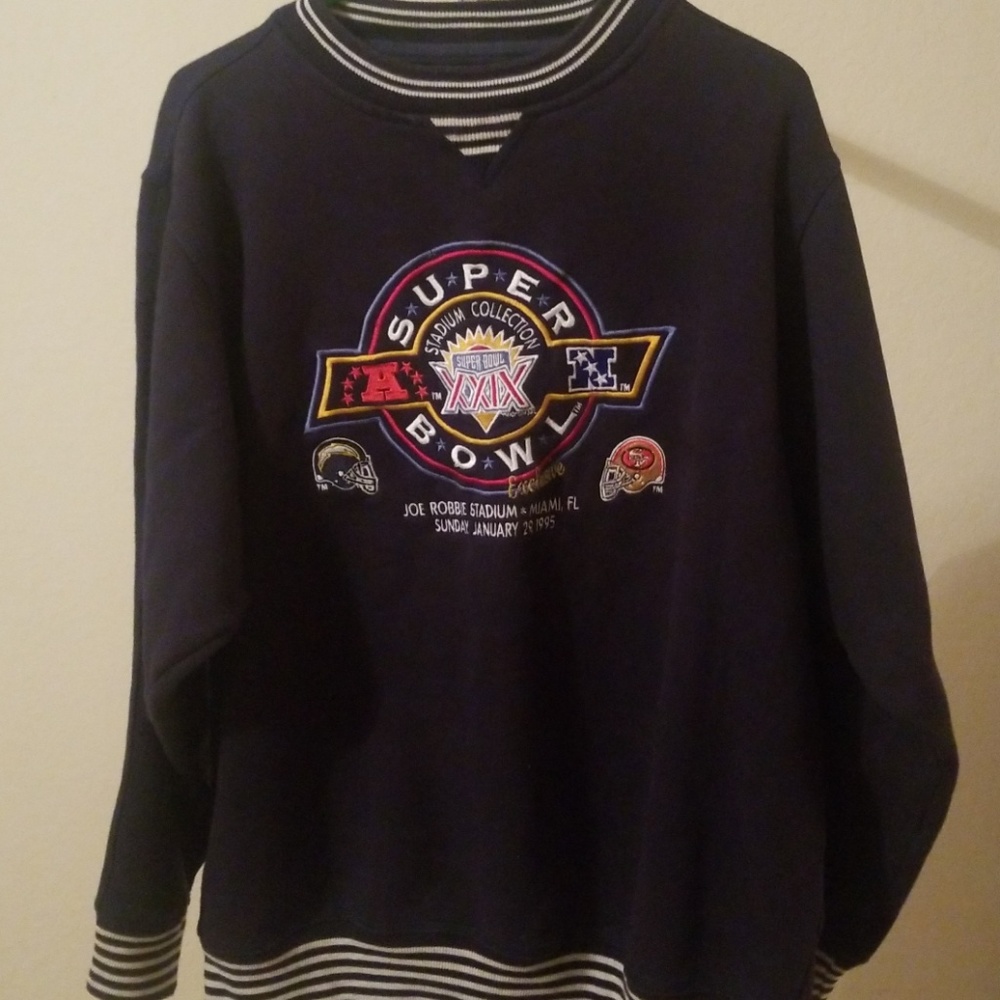 Logo athletic vintage 1995 superbowl size large